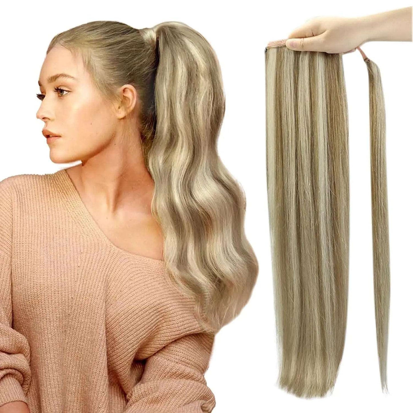 Balayage Straight Hair Ponytail - 365 Hair Co.