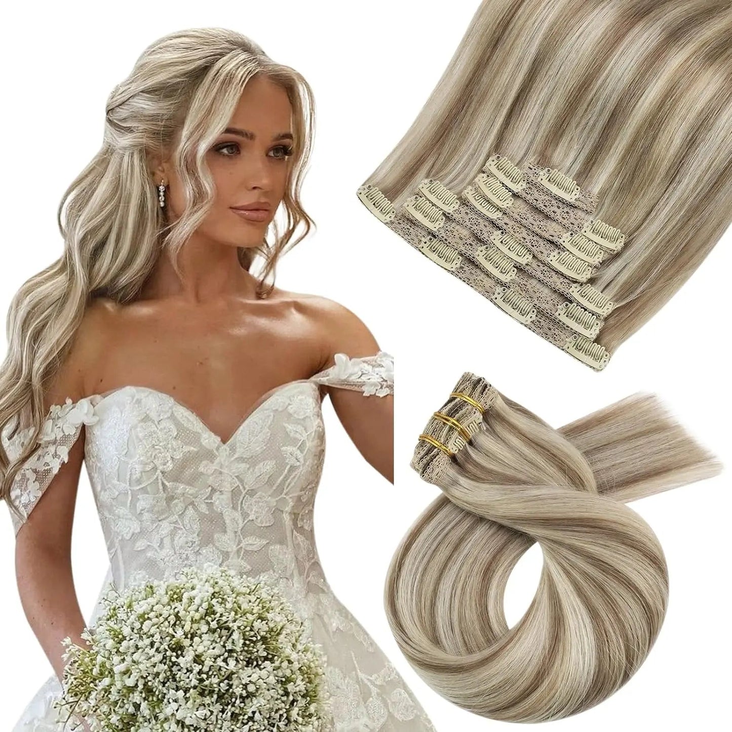 Lace Weft Balayage 7pcs Clip-in - 365 Hair Co.