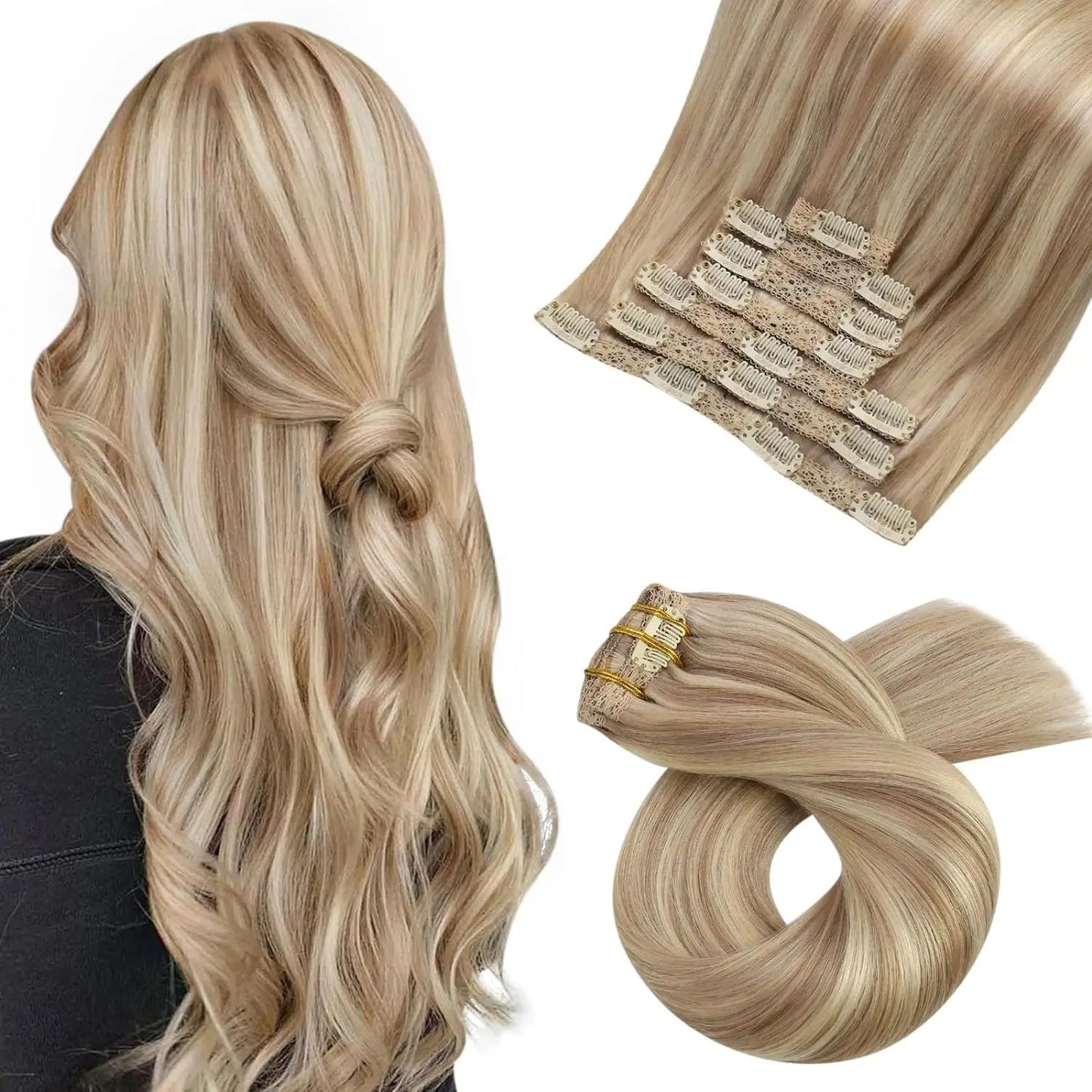 Lace Weft Balayage 7pcs Clip-in - 365 Hair Co.