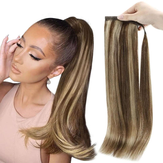 Balayage Straight Hair Ponytail - 365 Hair Co.