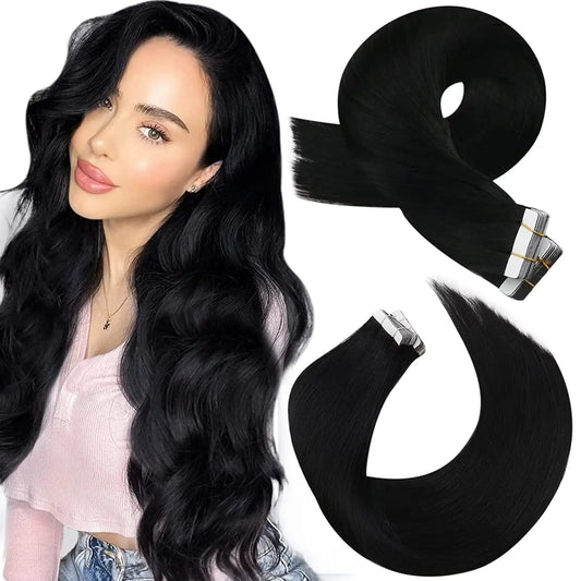 Black Skin Weft Tape-in - 365 Hair Co.