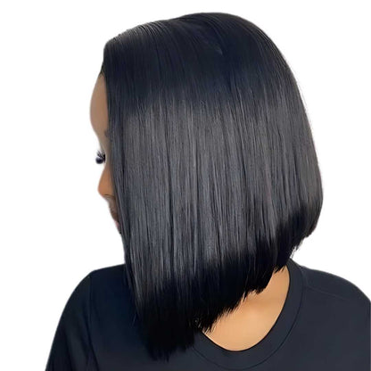Short Bob Cut Glueless Black Wig - 365 Hair Co.