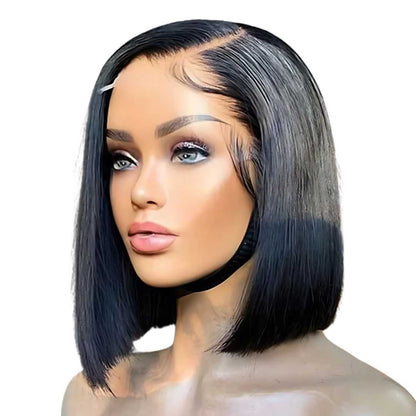 Short Bob Cut Glueless Black Wig - 365 Hair Co.